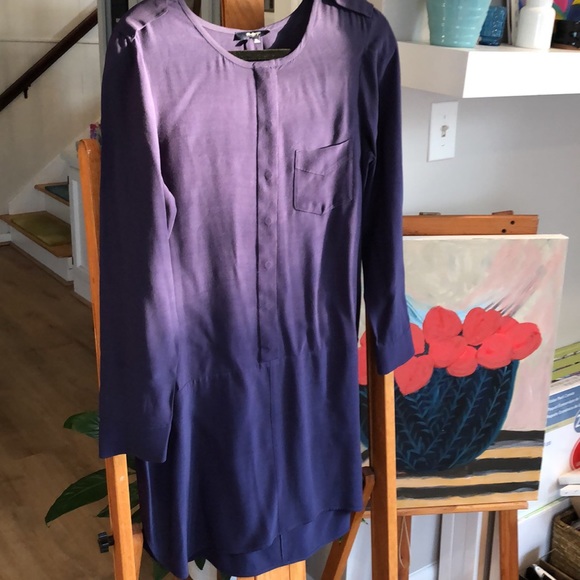 NWOT Madewell Navy Tunic Dress - Picture 3 of 11